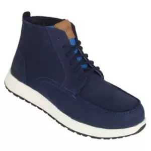 Image of Himalayan 4414 Navy Non Metallic Toe Capped Unisex Safety Boots, UK 10, EU 44