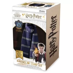 image of Eaglemoss Ravenclaw House Scarf Knit Kit