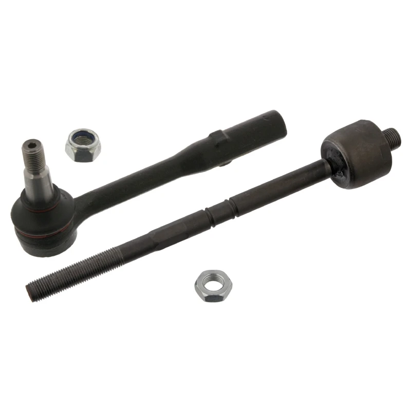 Image of FEBI BILSTEIN 38632 Tie Rod OE Turbo NEW, Front Axle Right, with lock nut Rod Assembly (284)