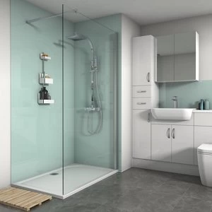 Image of Splashwall Gloss Mist 3 sided Shower Panel kit (L)1200mm (W)1200mm (T)4mm