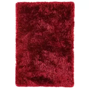 Image of Asiatic Plush Shaggy Rug, 200 x 300cm - Red
