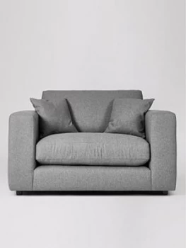 Image of Swoon Althaea Original Fabric Love Seat - Soft Wool