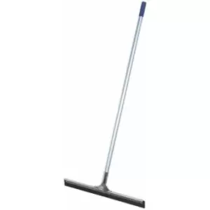 Image of Loops - 600mm Rubber Blade Floor Squeegee - Aluminium Handle - Metal Support Beam