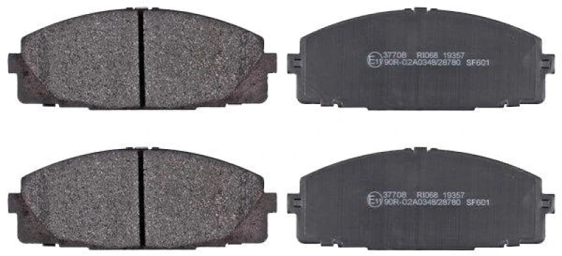 Image of A.B.S. 37708 Brake pad set without integrated wear sensor Brake Pad Set,disc brake (402)