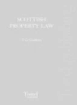Image of Scottish Property Law by Thomas G Guthrie Paperback