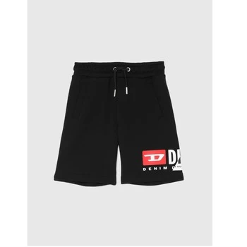 Image of Diesel PSHORTCUTY boys's Childrens shorts in Black - Sizes 8 years,10 years,12 years,14 years,16 years