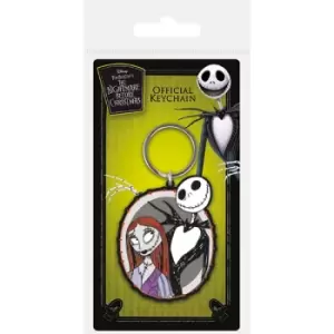 image of Nightmare Before Christmas - Jack & Sally Keychain