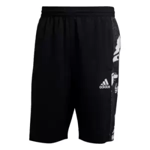 Image of adidas Essentials BrandLove Woven Shorts Mens - Black