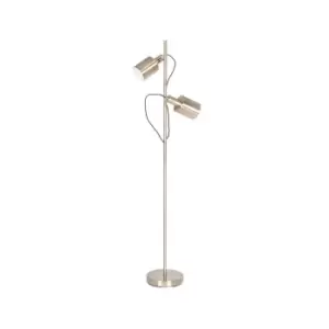 Image of Antique Brass Metal Task Floor Lamp