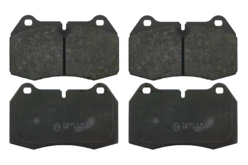Image of SWAG 20 91 6109 Brake pad set Front Axle, prepared for wear warning indicator Brake Pad Set,disc brake (402)