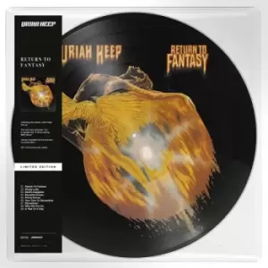 image of Uriah Heep Return To Fantasy 2023 UK picture disc LP BMGCAT538LP/#8