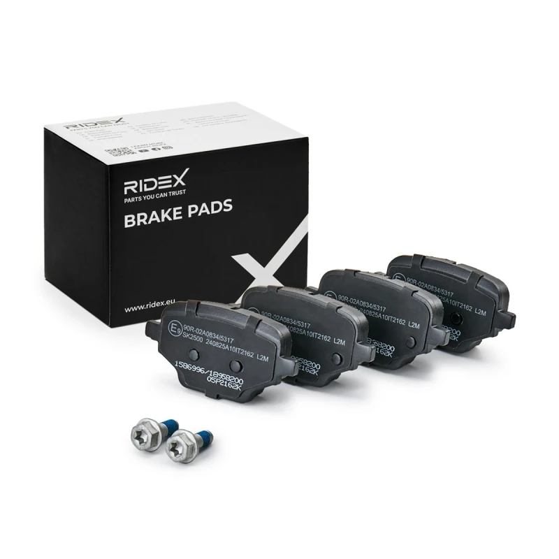 Image of RIDEX Brake pad set RIDEX 402B1960