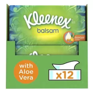 Image of 12 Boxes of Kleenex Balsam Tissue