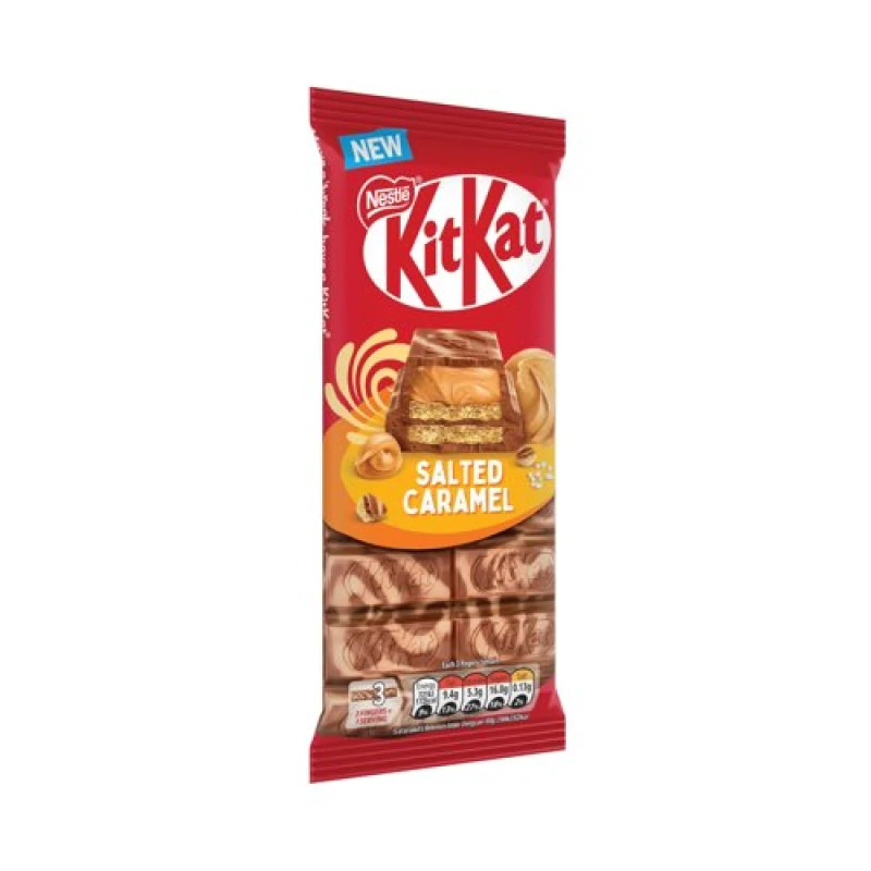 Image of Kit Kat KitKat Sharing Bar Salted Caramel (Pack of 15) 12586981 12586981