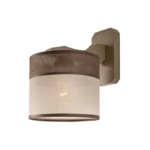 Image of Andrea Wall Lamp With Fabric Shade Sonoma, 1x E27