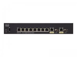 image of Cisco Switch SG250-10P 10P Gigabit PoE