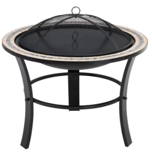 Image of Deuba Garden Mosaic Fire Pit Outdoor Patio Heater Brazier