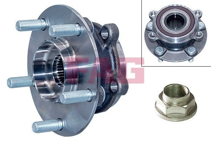 Image of Wheel bearing kit FAG 713 6159 50