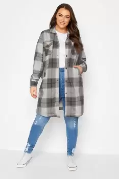 Image of Check Sweat Shacket