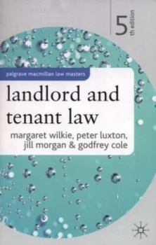 Image of Landlord and Tenant Law by Margaret Wilkie Paperback