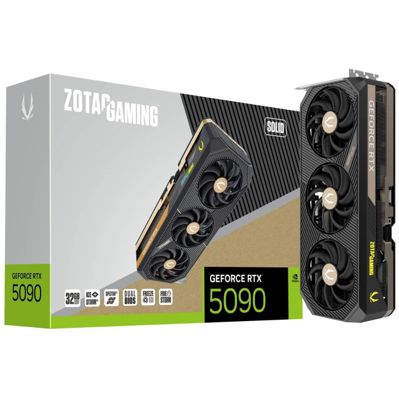 Image of ZOTAC GAMING GeForce RTX 5090 SOLID 32GB GDDR7 Graphics Card - ZT-B50900D-10P