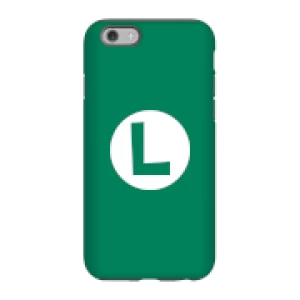 image of Nintendo Super Mario Luigi Logo Phone Case - iPhone 6 - Tough Case - Gloss