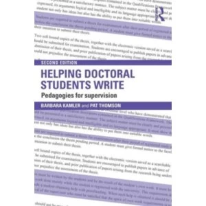 Image of Helping Doctoral Students Write : Pedagogies for supervision