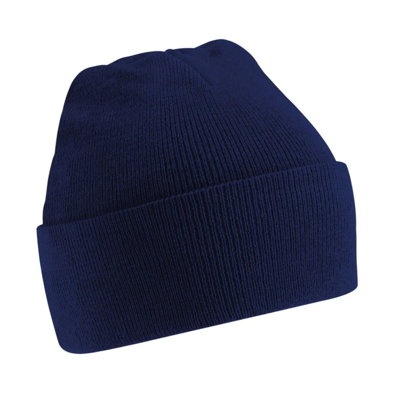 Image of Beechfield Original Cuffed Beanie in Navy Navy Unisex One Size