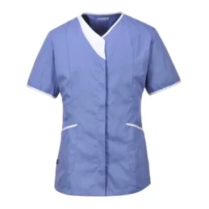 Image of Portwest Ladies Modern Work Tunic Blue 2XL