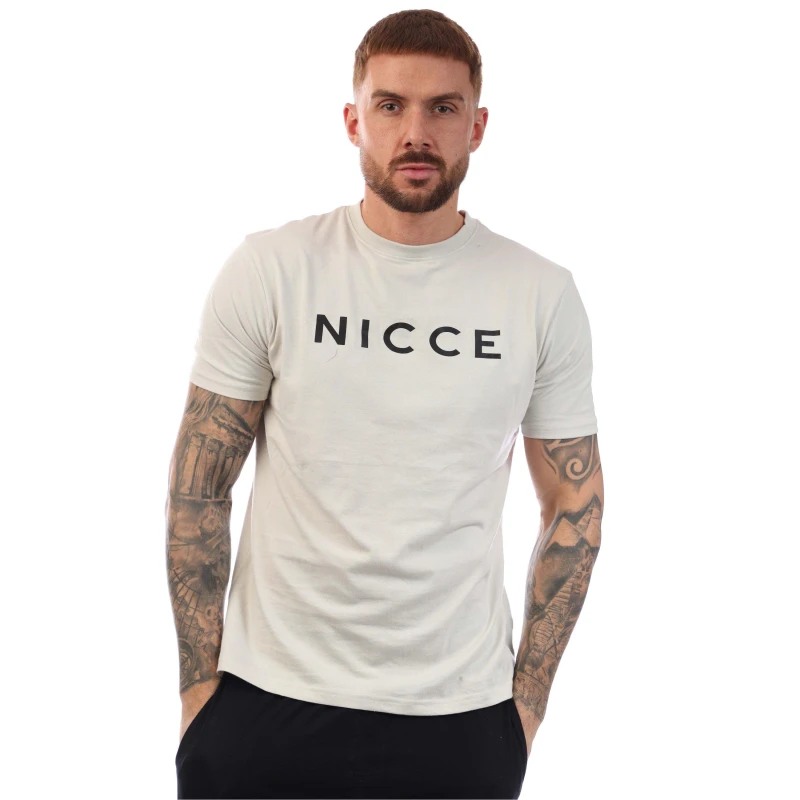 Image of Nicce Aderyn T-Shirt & Pant Set Black male M