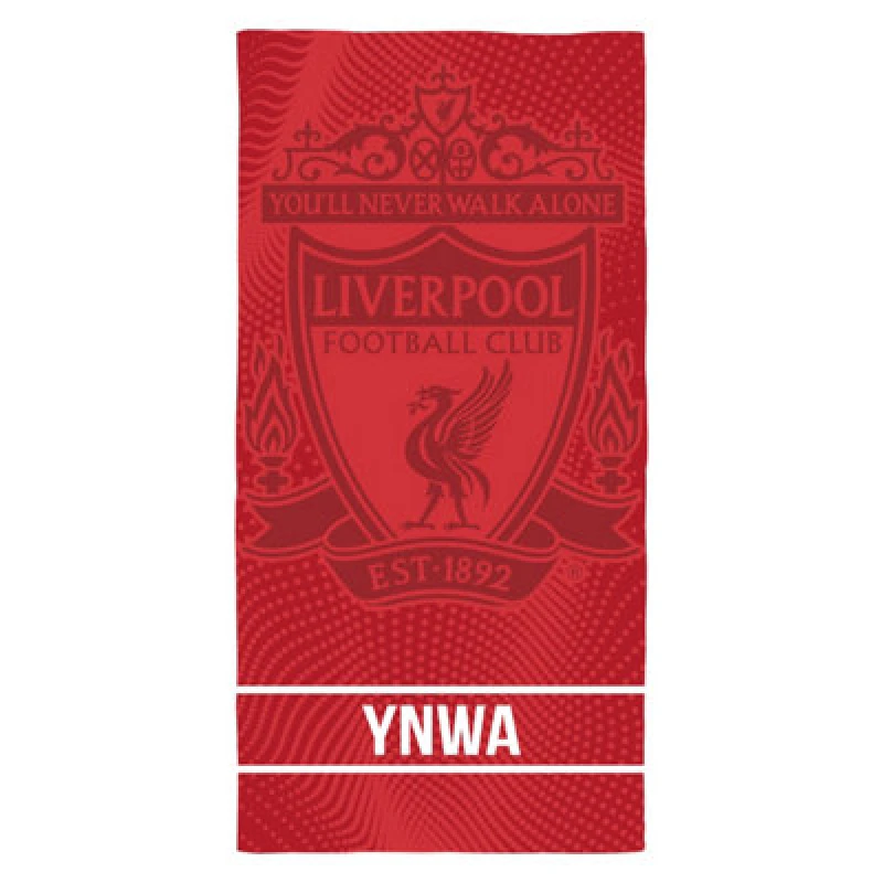 Image of Liverpool Fc Club Bath Towel Red