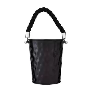 Small Party Bucket in Black Hammered Effect - main image