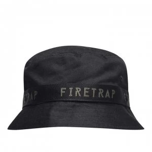 image of Firetrap Reversible Bucket Hat Infant Boys - Camo Black