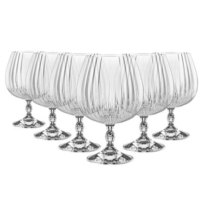 Image of Bormioli Rocco America '20S Brandy Glasses - 650Ml - Clear - Pack Of 6