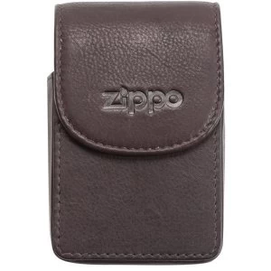 Image of Zippo Leather Cigarette Case Brown