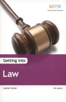 Image of Getting into Law by Lianne Carter Book