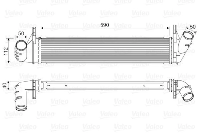 Image of Intercooler VALEO 818678