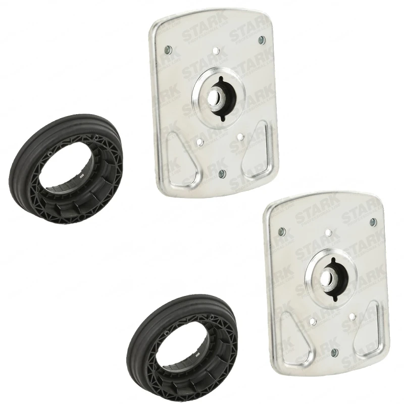 Image of STARK SKSS-0671322 Top strut mount Front Axle, with rolling bearing Suspension Strut Support Bearing (1180)