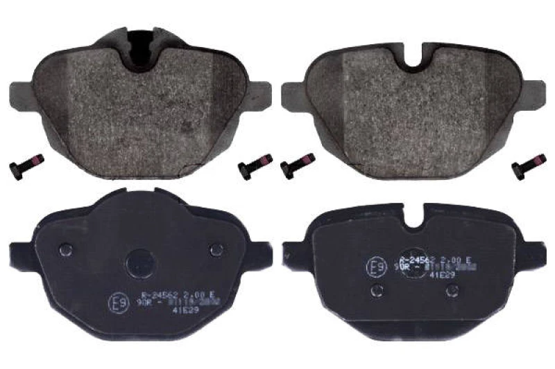 Image of SWAG 20 11 6029 Brake pad set Rear Axle, prepared for wear warning indicator, with bolts/screws Brake Pad Set,disc brake (402)