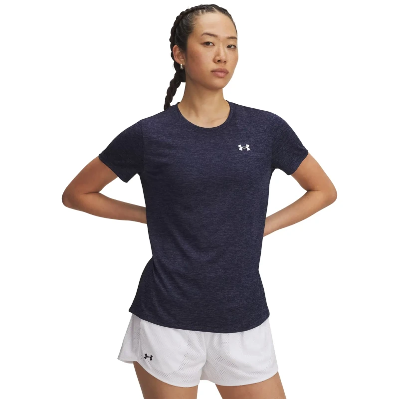 Image of Heathered womens top Under Armour Tech Bleu Female L