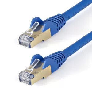 image of 1.5m CAT6a Blue RJ45 Ethernet STP Cable