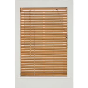 image of Creative Home Interiors Creative Wood Grain PVC Venetian 45cm Blind - Teak