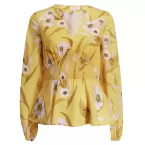 Image of Ted Baker Saniyah Blouse - Yellow