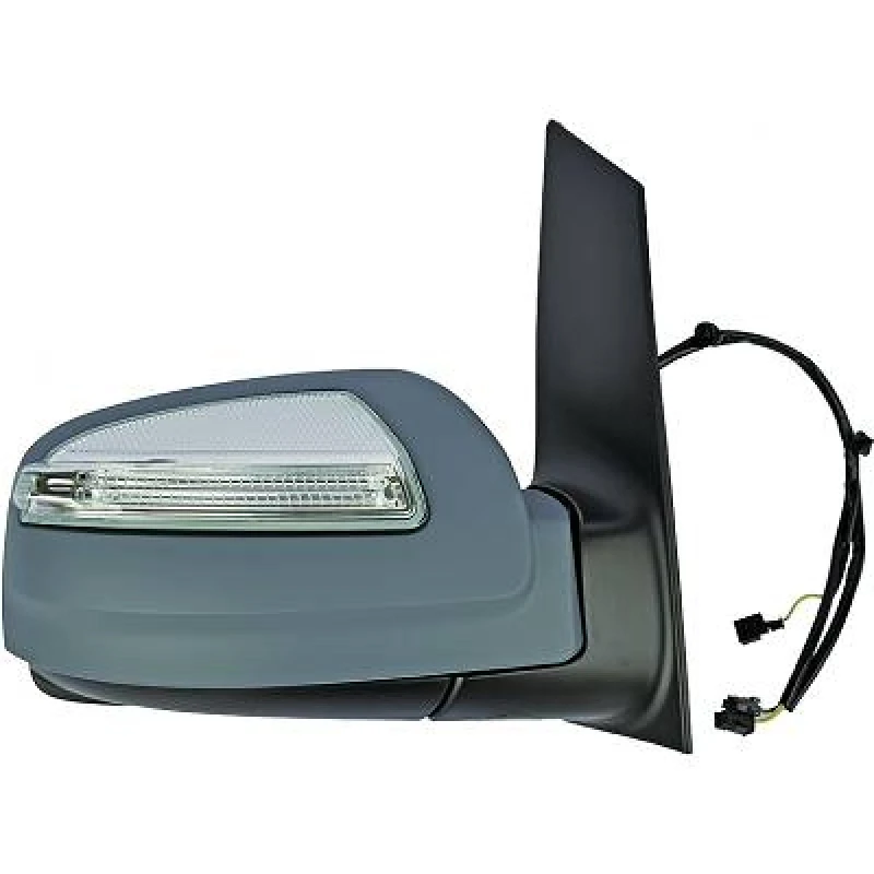 Image of DIEDERICHS 1667324 Wing mirror Right, Complete Mirror, primed Outside Mirror (50)