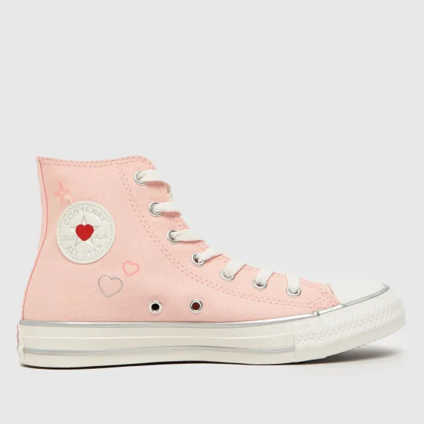 Converse pale pink all star hi Girls Youth Trainers