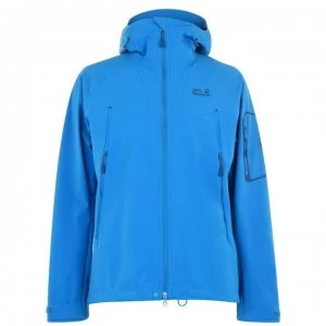 Image of Jack Wolfskin Gravity Softshell Jacket Mens - Electric Blue
