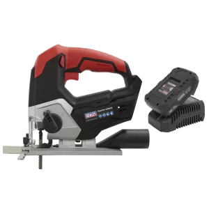 Image of Sealey CP20VJS 20v Cordless Jigsaw 1 x 2ah Li-ion Charger Bag