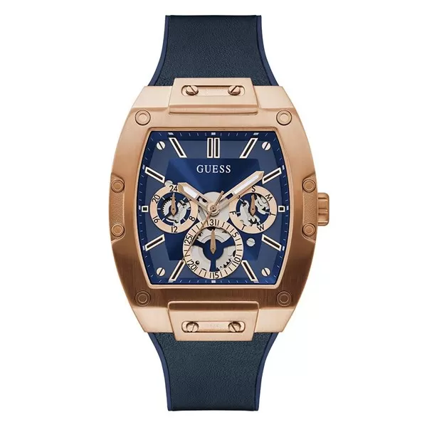 Image of Guess GW0202G4 Phoenix Blue Resin Strap Watch - W96204