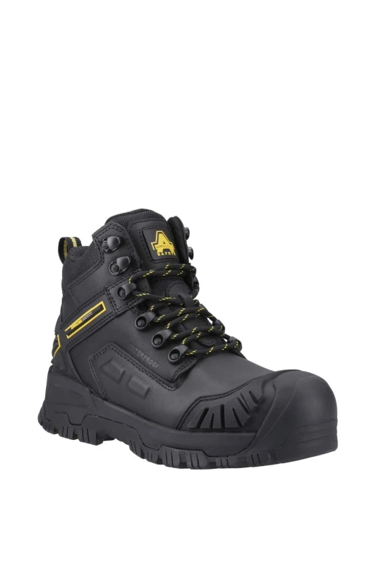 Image of Amblers Safety Womens Mary Lightweight 6' Safety Boots UK Size 4 (EU 37) Black AMB383-BLACK-4