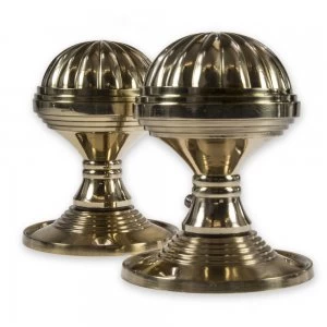 Image of LocksOnline Fluted Mortice Door Knob Set